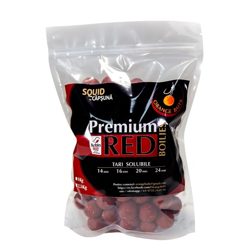 Boilies Nadire Premium Red 1Kg